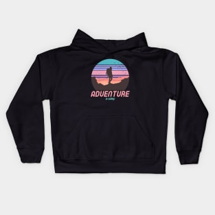 Adventure is calling Kids Hoodie